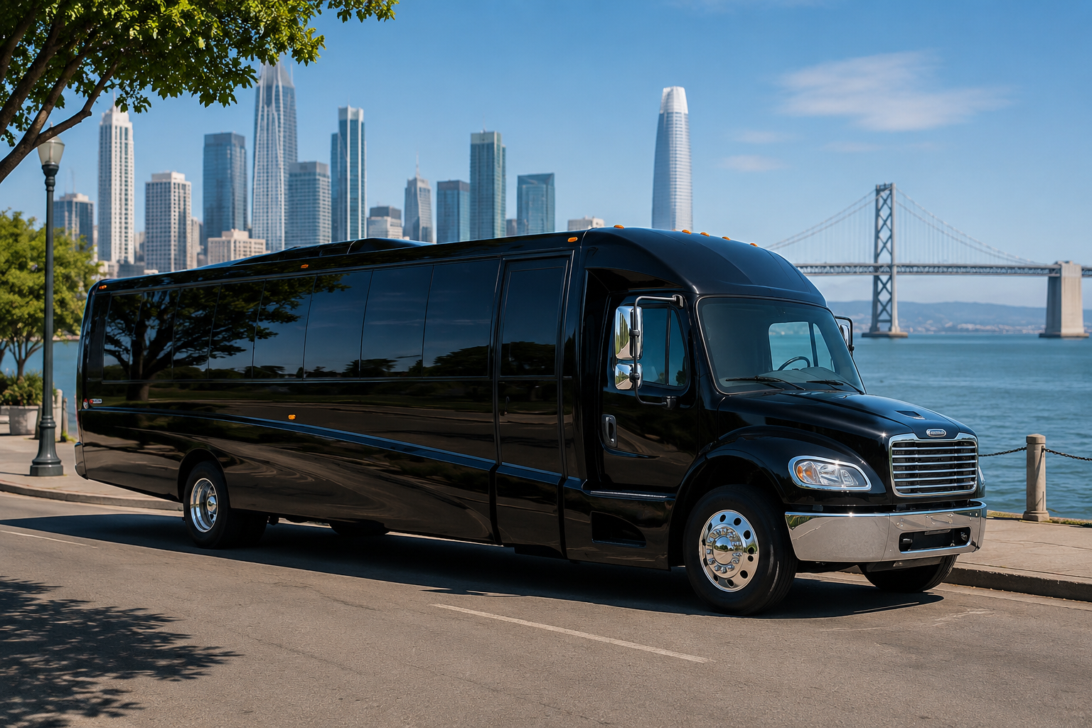 38 Passenger Limo Party Bus Rental